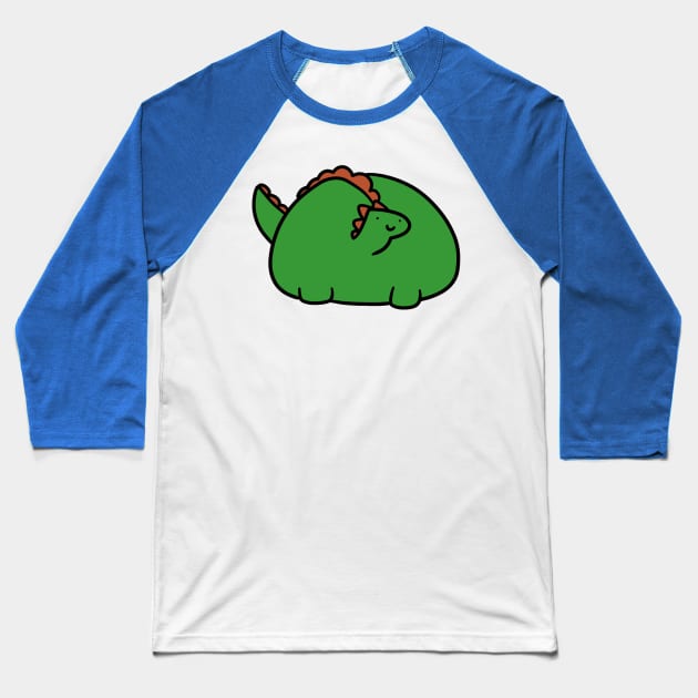 Dinosaur Blob Baseball T-Shirt by saradaboru